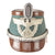 Original German WWII Late Pattern Rural Police Officer Shako by EREL with Chin Scales & Bullion Cockade - Size 58 cm Original Items