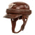 Original German WWII Rural Police Motorcycle Crash Helmet by EREL - Size 56cm Original Items