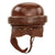 Original German WWII Rural Police Motorcycle Crash Helmet by EREL - Size 56cm Original Items