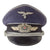 Original German WWII Luftwaffe Officer Schirmmütze Visor Cap by Alteste of Berlin with Embroidered Insignia Original Items