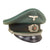 Original German WWII Heer Sonderführer Officer Schirmmütze Visor Crush Cap by EREL Privat, Double Marked, Size 58 Original Items