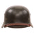 Original German WWII Heer Army M40 Single Decal Steel Helmet with 56cm Liner & 1940 Dated Chinstrap - Stamped ET64 Original Items