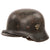Original German WWII Double Decal NSDAP Civic Police M40 Steel Combat Helmet with 56cm Liner and 1941 Dated Chinstrap, Stamped ET64 Original Items