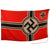 Original German WWII Kriegsmarine 150cm x 250cm Naval Battle Flag by Plutzar & Brüll KG - Reichskriegsflagge Original Items