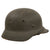Original German WWII Heer Army M40 Single Decal Steel Helmet with 55cm Liner & 1941 Dated Chinstrap - Q62 Original Items