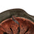 Original German WWII Heer Army Single Decal M35 Apple Green Steel Helmet with 1939 Dated 58cm Liner and Broken Chinstrap, Stamped SE66 Original Items