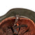 Original German WWII Heer Army Single Decal M35 Apple Green Steel Helmet with 1939 Dated 58cm Liner and Broken Chinstrap, Stamped SE66 Original Items