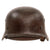 Original German WWII Heer Army Double Decal M35 Steel Helmet with 1940 Dated 58cm Liner and Chinstrap, Stamped NS66