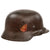 Original German WWII Heer Army Double Decal M35 Steel Helmet with 1940 Dated 58cm Liner and Chinstrap, Stamped NS66
