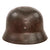 Original German WWII Heer Army Double Decal M35 Steel Helmet with 1940 Dated 58cm Liner and Chinstrap, Stamped NS66