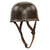 Original German WWII Luftwaffe M38 Fallschirmjäger Paratrooper Helmet, ET68, with Sanitized Single Decal, 57cm Liner and Chinstraps Original Items