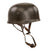 Original German WWII Luftwaffe M38 Fallschirmjäger Paratrooper Helmet, ET68, with Sanitized Single Decal, 57cm Liner and Chinstraps Original Items