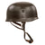 Original German WWII Luftwaffe M38 Fallschirmjäger Paratrooper Helmet, ET68, with Sanitized Single Decal, 57cm Liner and Chinstraps Original Items