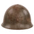Original Japanese WWII Type 90 Army Helmet with Complete Liner and Partial Chinstrap - Tetsubo