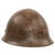 Original Japanese WWII Type 90 Army Helmet with Complete Liner and Partial Chinstrap - Tetsubo