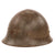 Original Japanese WWII Type 90 Army Helmet with Complete Liner and Partial Chinstrap - Tetsubo