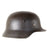 Original German WWII Luftwaffe Single Decal M40 Steel Helmet with 1943 Dated 56cm Liner, Stamped SE64, Lot No. 4419