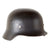 Original German WWII Luftwaffe Single Decal M40 Steel Helmet with 1943 Dated 56cm Liner, Stamped SE64, Lot No. 4419