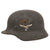 Original German WWII Luftwaffe Single Decal M40 Helmet with 1942 Dated 57cm M-31 Liner, Stamped Q64