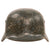 Original German WWII Luftwaffe Double Decal M35 Steel Helmet with 1st Pattern Droop Tail Eagle, 1937 Dated 56cm Liner, Stamped ET64, Lot No. 3340 Original Items