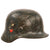 Original German WWII Luftwaffe Double Decal M35 Steel Helmet with 1st Pattern Droop Tail Eagle, 1937 Dated 56cm Liner, Stamped ET64, Lot No. 3340 Original Items