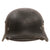 Original German WWII Luftwaffe M40 Single Decal Steel Helmet with 55cm Liner and 1942 Dated Chinstrap, Stamped hkp62