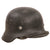 Original German WWII Luftwaffe M40 Single Decal Steel Helmet with 55cm Liner and 1942 Dated Chinstrap, Stamped hkp62