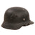 Original German WWII Luftwaffe M40 Single Decal Steel Helmet with 55cm Liner and 1942 Dated Chinstrap, Stamped hkp62