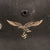 Original German WWII Luftwaffe M40 Single Decal Steel Helmet with 55cm Liner and 1942 Dated Chinstrap, Stamped hkp62