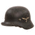 Original German WWII Luftwaffe M40 Single Decal Steel Helmet with 55cm Liner and 1942 Dated Chinstrap, Stamped hkp62