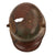 Original Imperial German WWI Shrapnel-Damaged M16 Stahlhelm Helmet with Panel Camouflage Paint - Marked G62