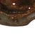 Original Imperial German WWI Shrapnel-Damaged M16 Stahlhelm Helmet with Panel Camouflage Paint - Marked G62