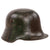 Original Imperial German WWI M16 Stahlhelm Helmet with Panel Camouflage Paint with Partial M17 Liner - ET 66