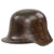 Original Imperial German WWI M16 Stahlhelm Helmet with Panel Camouflage Paint with Partial M17 Liner - ET 66