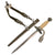 Original German WWII 2nd Model Luftwaffe Dagger by Rare Maker Anton Wingen Jr. with Scabbard, Hanger, and Portepee
