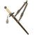 Original German WWII 2nd Model Luftwaffe Dagger by Rare Maker Anton Wingen Jr. with Scabbard, Hanger, and Portepee