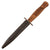 Original Imperial German WWI Trench Fighting Knife with Rolled Steel Scabbard Original Items