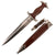 Original German WWII SA Dagger by Rare Maker Emil Voos Waffenfabrik with Scabbard and Hanger - RZM M7/2 Original Items