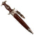 Original German WWII SA Dagger by Rare Maker Emil Voos Waffenfabrik with Scabbard and Hanger - RZM M7/2 Original Items