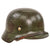 Original German WWII Heer Army Single Decal M35 Steel Helmet with 1938 Dated 56cm Liner and Chinstrap, Stamped SE64 Original Items