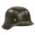 Original German WWII Heer Army Single Decal M42 Steel Helmet with 1940 Dated 56cm Liner, Stamped ET64 Original Items