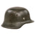 Original German WWII Heer Army Single Decal M42 Steel Helmet with 1940 Dated 56cm Liner, Stamped ET64 Original Items