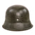 Original German WWII Heer Army Single Decal M42 Steel Helmet with 1940 Dated 56cm Liner, Stamped ET64 Original Items