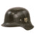 Original German WWII Heer Army Single Decal M42 Steel Helmet with 1940 Dated 56cm Liner, Stamped ET64 Original Items