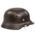 Original German WWII Luftwaffe Single Decal M40 Helmet with 1941 Dated 57cm Liner and Chinstrap, Stamped Q64 Original Items