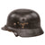 Original German WWII Luftwaffe Single Decal M40 Helmet with 1941 Dated 57cm Liner and Chinstrap, Stamped Q64 Original Items