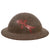 Original U.S. WWI 32nd “Red Arrow” Division Painted M1917 Doughboy Helmet with Liner & Chinstrap - “Les Terribles” Original Items