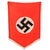 Original German WWII NSDAP Hanging Banner - [33 ¼" x 46 ½"]