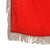 Original German WWII SA or NSDAP Fringed Political Storm Flag, Unmarked, 45" x 54" Original Items