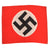 Original German WWII Panzer Tank and Vehicle Identification Flag - 32" x 38" Original Items